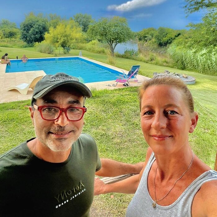 Ana y Gonzalo, anfitriones de Barrancas de Andino
